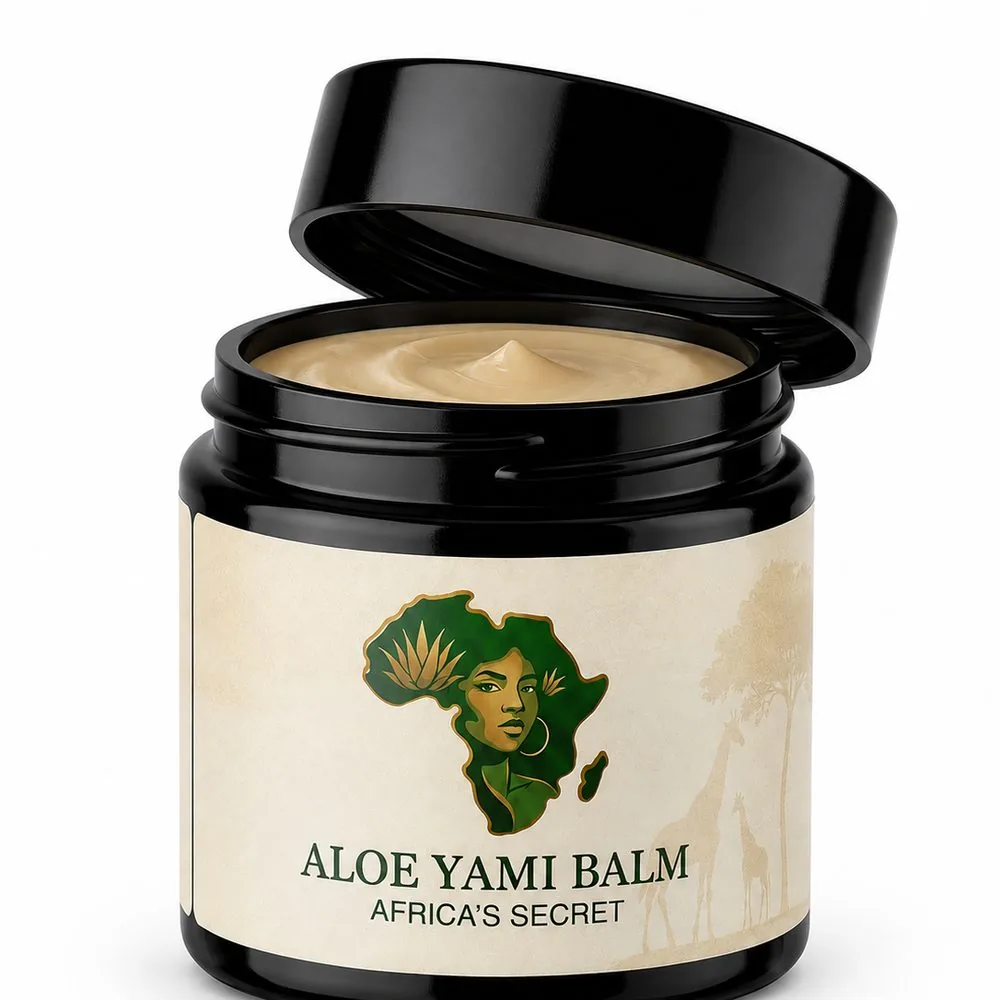 Aloe Yami Balm, lid off